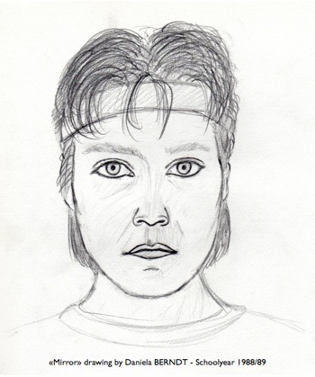 1988 • Selbst-Portrait. Quelle: private Fotothek.